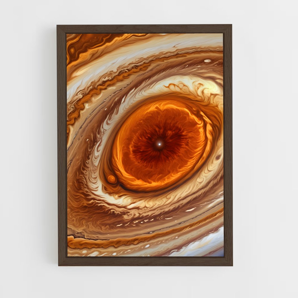 Poster L'Œil de Jupiter – affiche Système solaire (vue 5)